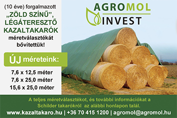 Kazaltakaró és bálatakaró, Agromol Invest Kft.