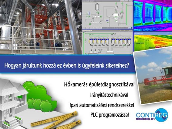 Automatizálás, műszerezés, PLC vezérlések programozása, CONTIREG Mérnökiroda Kft.