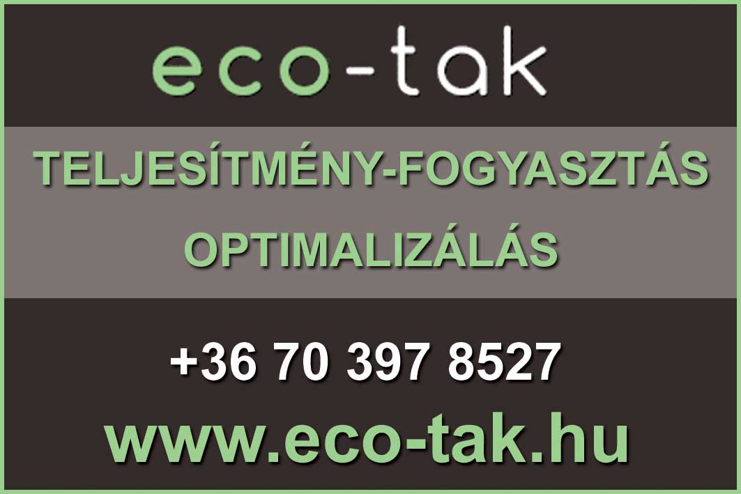 Eco-Tak Kft. TELJESÍTMÉNY-FOGYASZTÁS OPTIMALIZÁLÁS