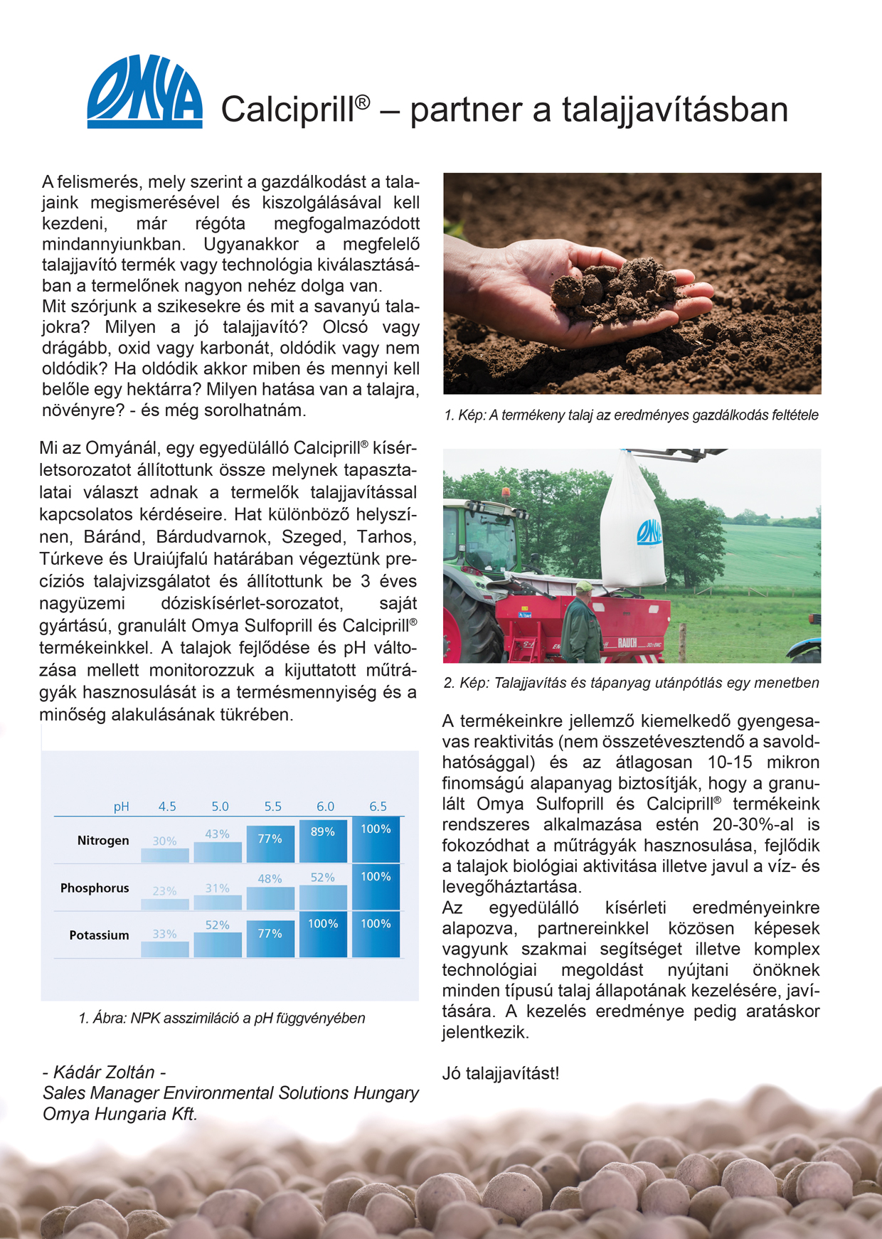 Calciprill® – partner a talajjavításban