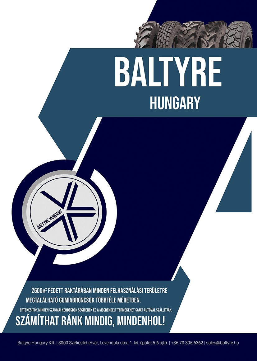 Baltyre Hungary Kft. gumiabroncs 2600 nm-en