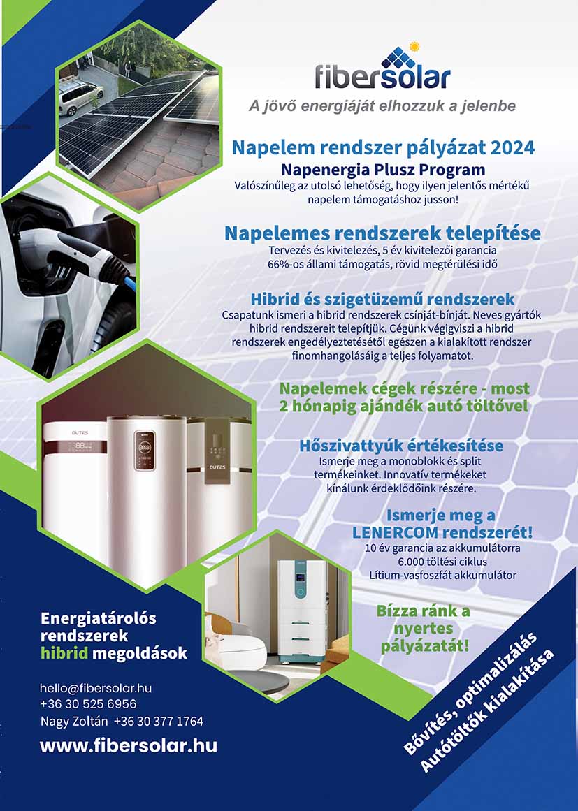 FiberSolar -Napelemes rendszerek telepítés