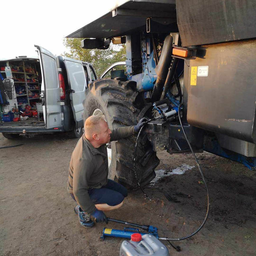 Mobil Hidro, Hidraulika tömlők helyszíni gyártása, javítása