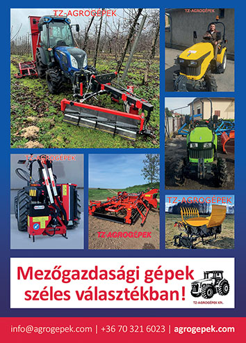 TZ-AGROGÉPEK Kft., Mezőgazdasági gépek széles választékban